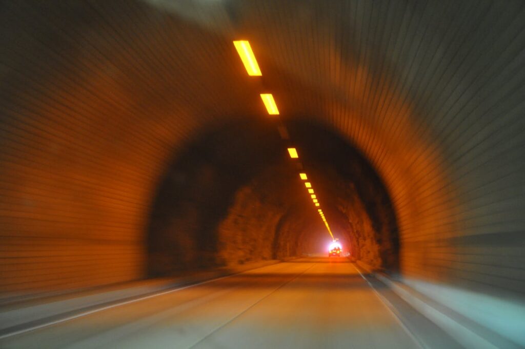 See the light at the end of the tunnel